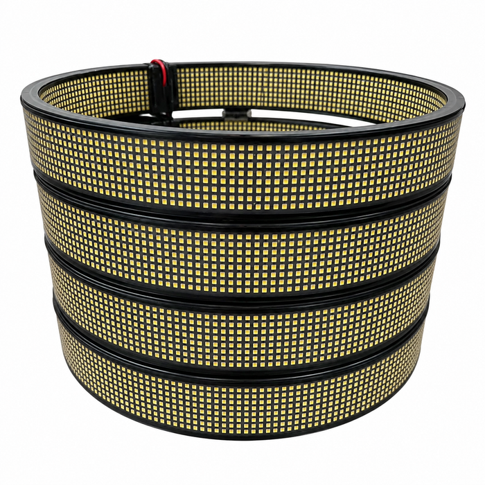 20 Row Pure White Wheel Lights